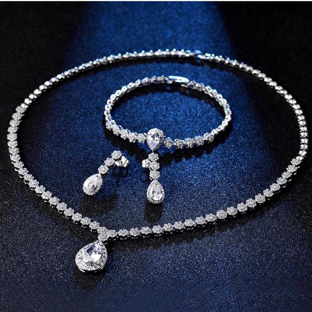 Fashion Women Wedding Jewelry Sets for Brides